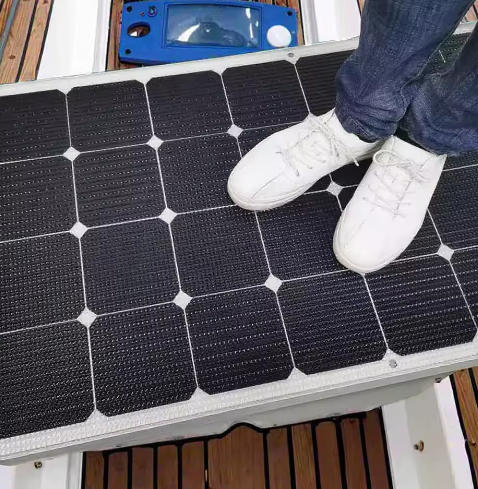 ODM 75W 18V Waterproof ETFE Flexible Mono Solar Panel 700*530mm Bendable PV Module for Marine RV Golf Cart Off-Grid Charging