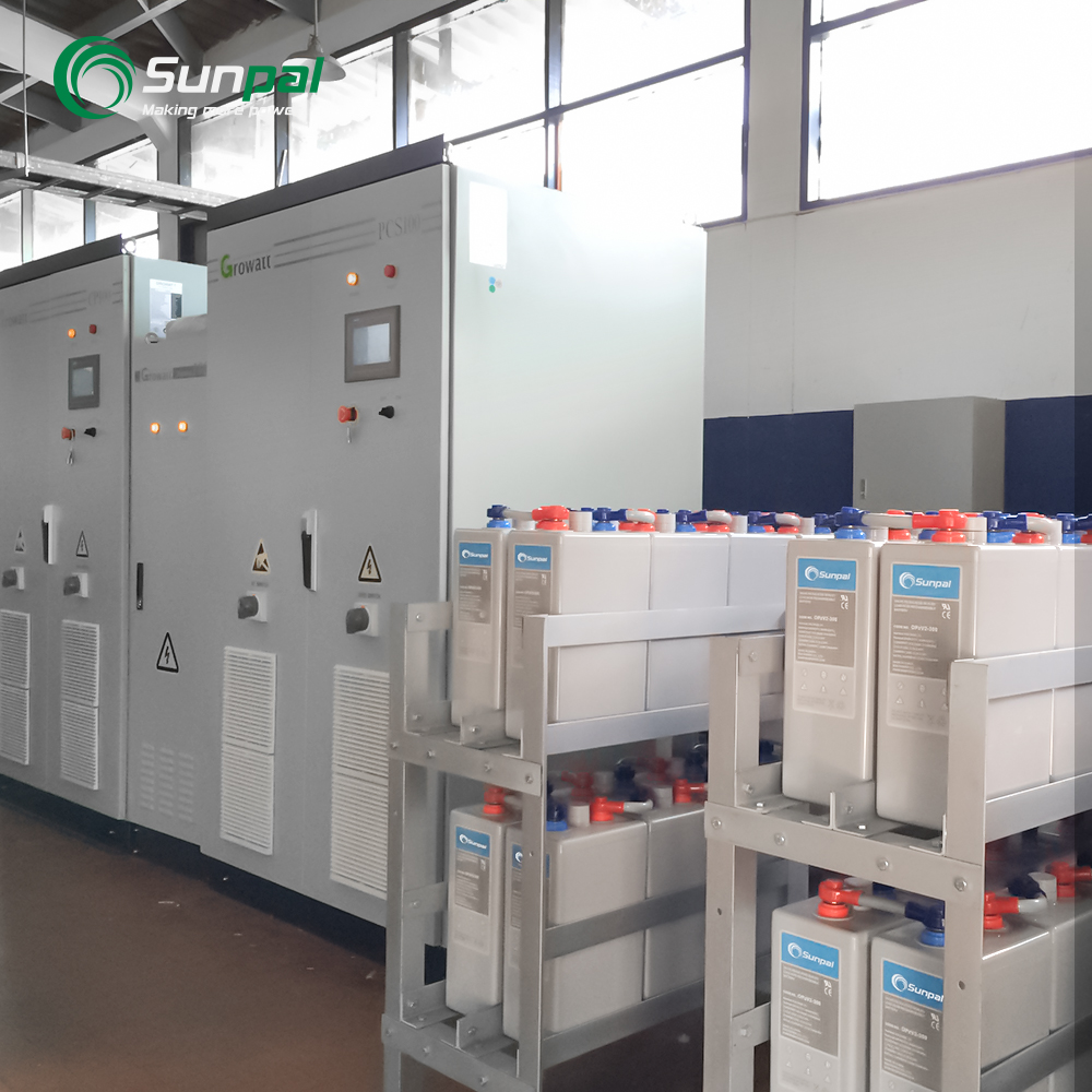 Roof Mounted Hybrid Solar PV Panels System 30KW 50KW 80KW 100KW 150KW for Factory Use