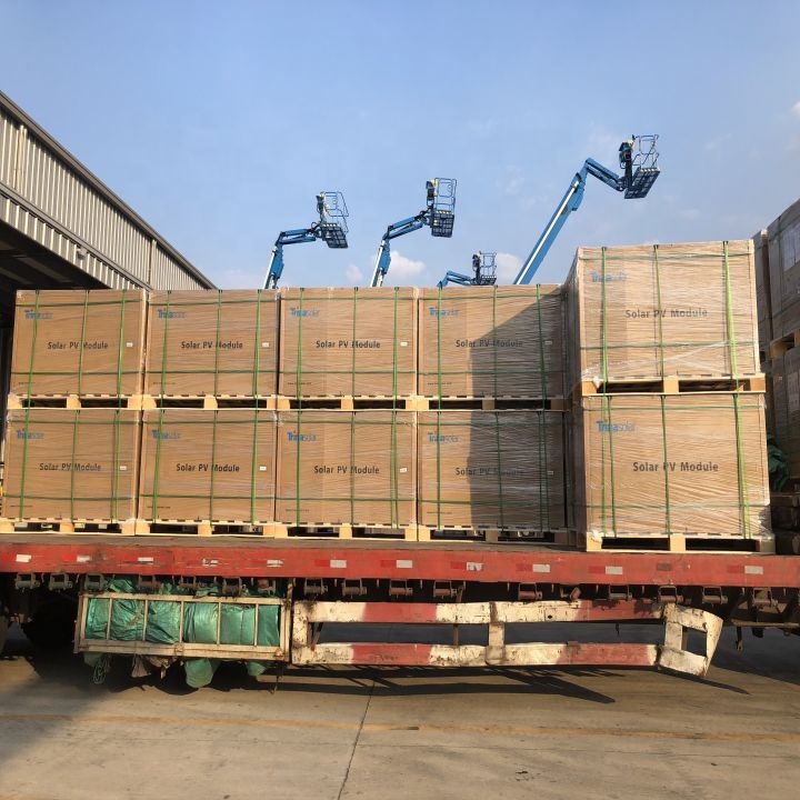 Trina 585W to 610W N-Type Double-glass Half Cell Solar Panels High Efficiency Factory Wholesale PV Module Mono PERC High Quality