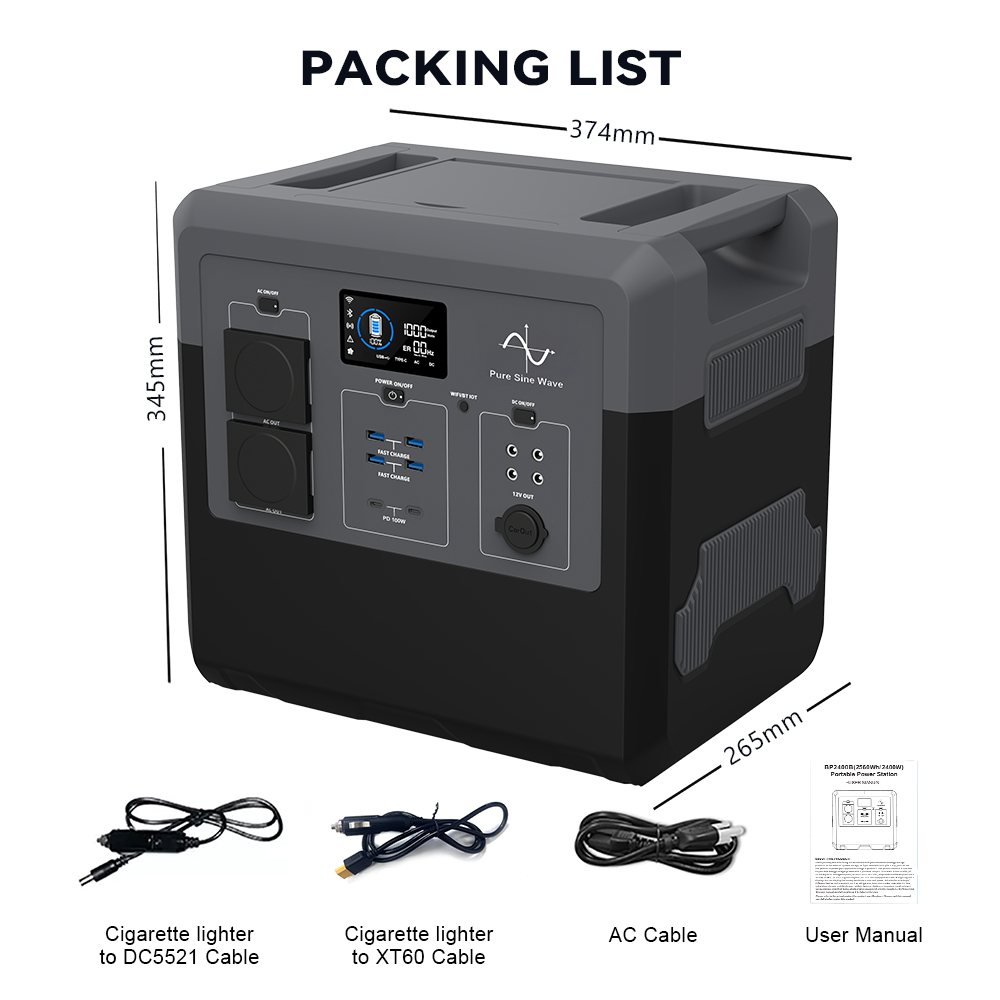 All In One 300w 500w 600w 1500w 2400w 3000w 5000 Watt Outdoor Home Lithium Battery Portable Solar Generator With Solar Panels
