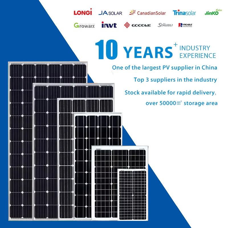 USA Warehouse Long Beach Stock JA 430W 435w 440w 445w Topcon N Type Bifacial Solar Panels
