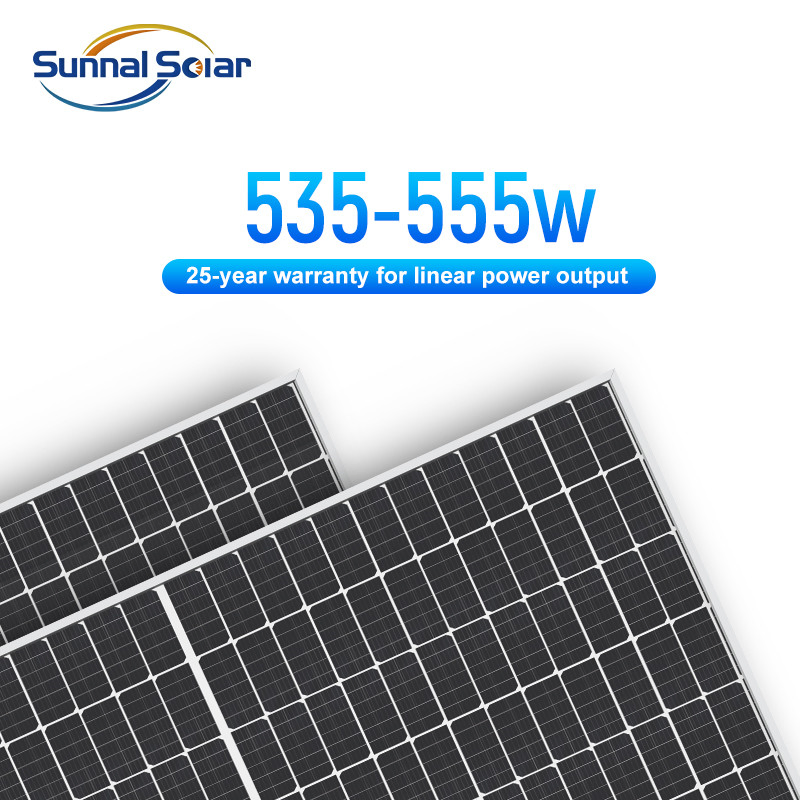 Photovoltaic Solar Panel 550W 545W 540W 600W Residential Monocrystalline Glass Solar Power PV Panels From China