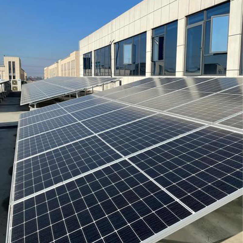 Bifacial Single Crystal High-Power Solar Photovoltaic Panels Double Glass Roof Mount Power Generation System 125mmx125mm