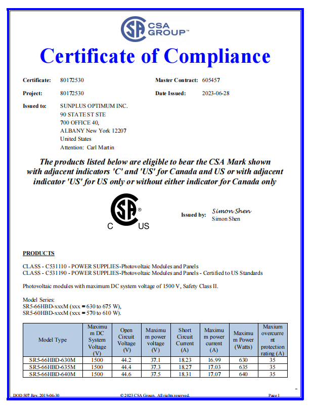 Cert 1