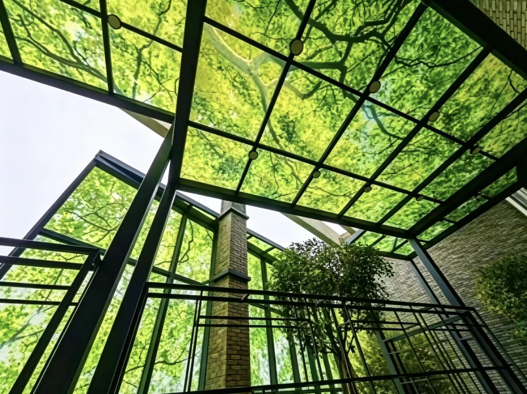Custom Inkjet Printed CdTe Thin Film Solar Module | Custom BIPV Panel for Facade Rooftop