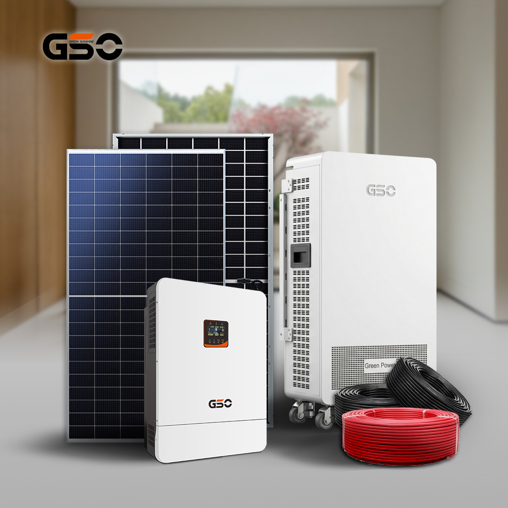 Solar Panels Kit Whole House Solar System 1KW 2KW 3KW Off Grid Solar Home System 5KW Off-grid Solar System With Lithium Battery