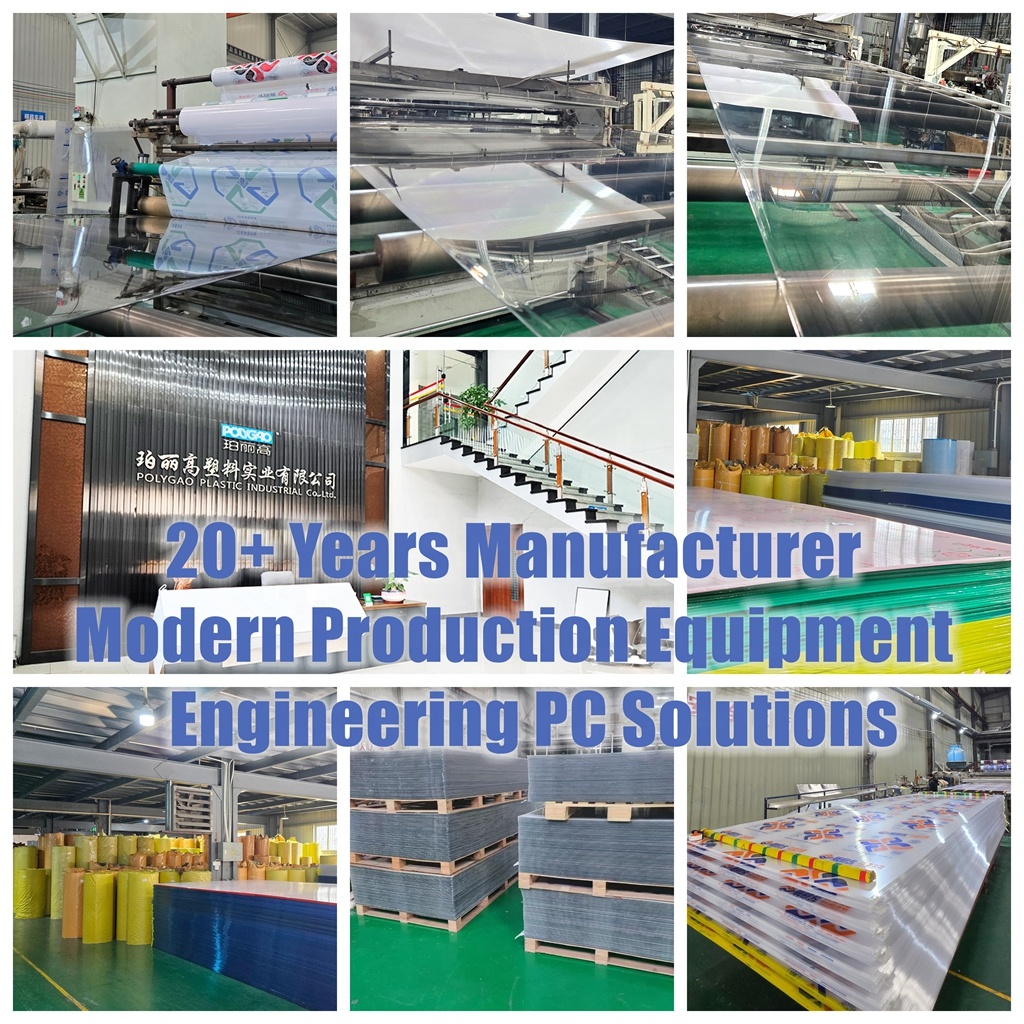 Customized Outdoor Polycarbonate Uv Resistant Roof Panels Greenhouse Sun Sheet Polycarbonate Panels