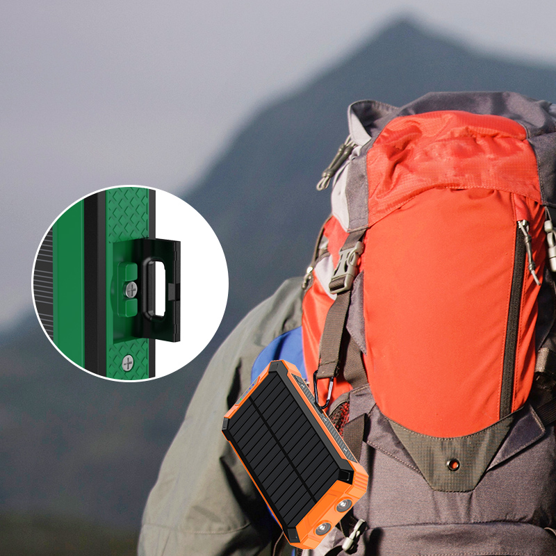 New Arrive Hy-2101 Type C Micro Usb With Line Power Banks Station 3 In 1 Solar Emergency Power Bank Outdoor