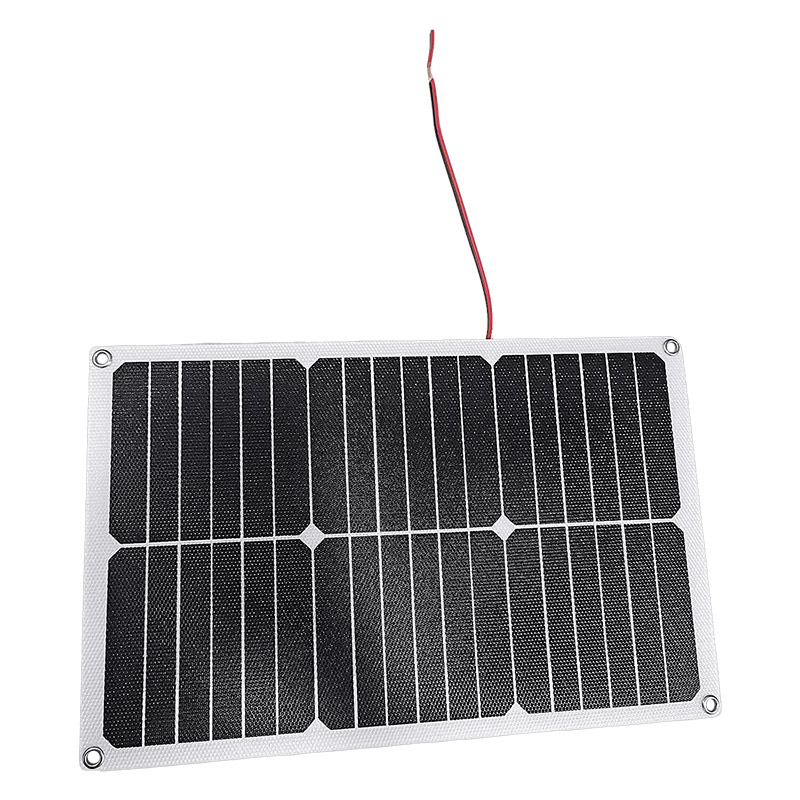 Factory Supply SunPower Cells Flexible Solar Panel 20W 18V Mono ETFE Thin Film PV Panel for 12 Volt Tractor Battery Golf Cart