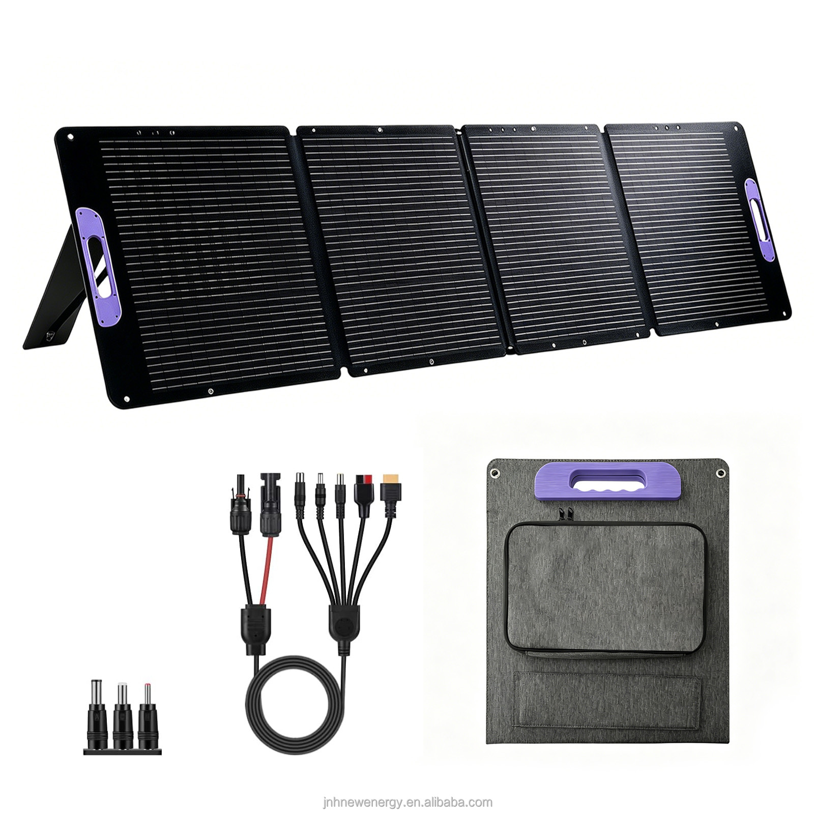 200W Flexible N-Type Bifacial Solar Panel Ip65 Waterproof Thin Film Solar Panels for Marine RV CampeRVans Yachts Car Rooftop