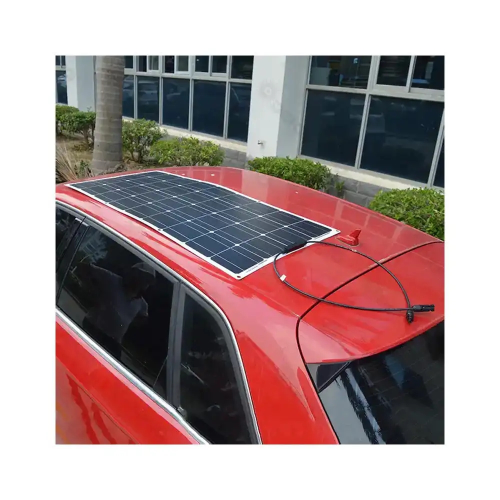 Hot Selling 430W 440W 445W TUV Certified Flexible Solar Modules Light and Flexible 120W OEM Solar Panels for Car Roof PERC Type