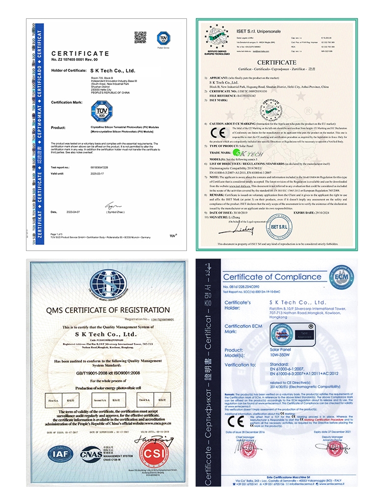 Quality Certifications