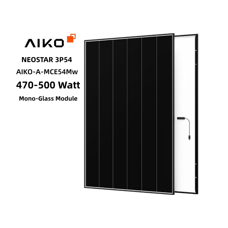 Aiko Neostar 3P54 A Mce54Mw N-Type ABC Cell 470-500Watt Solar Panels Mono Glass PV Module