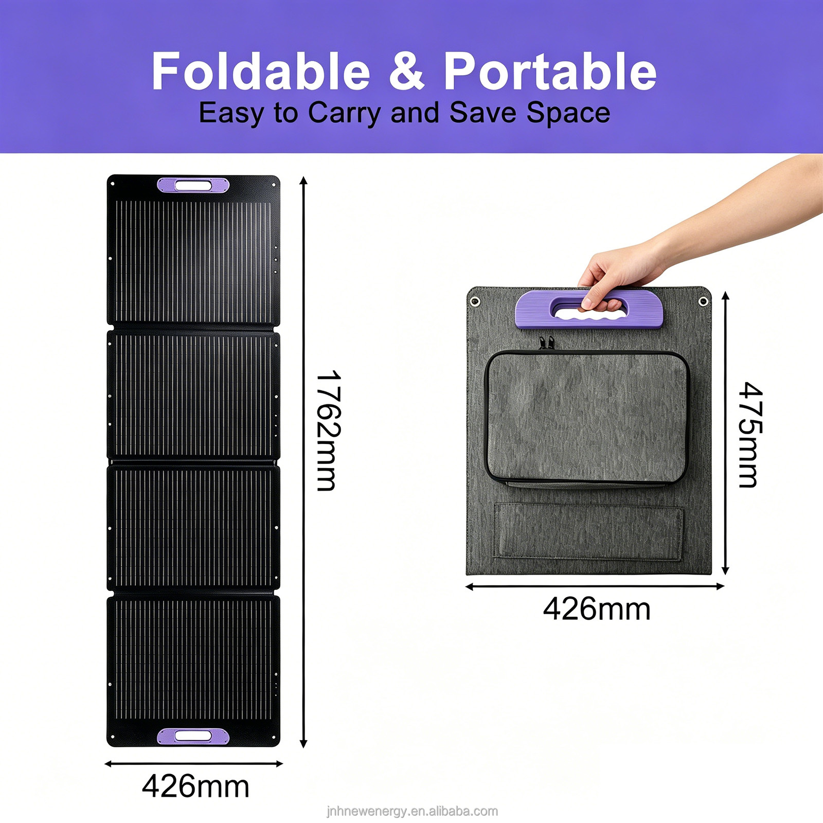 100W Foldable Solar Charger Portable Momo Solar Panel With USB DC Output For Cell Phone Laptop Outdoor Camping RV Power Station