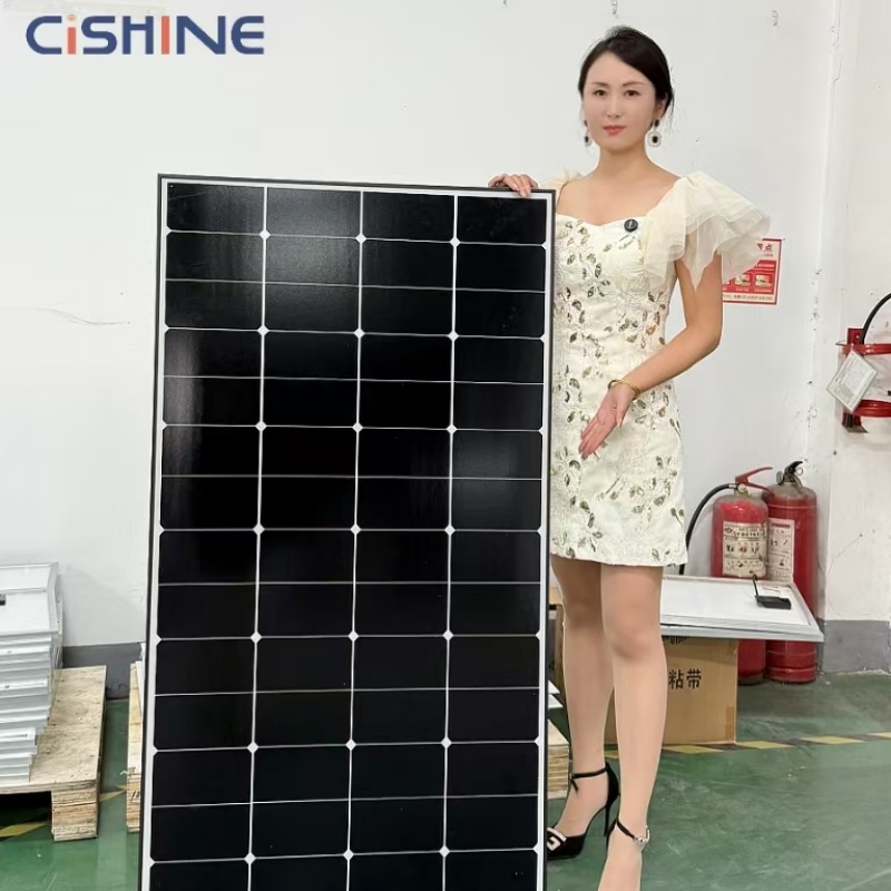 Cishine Wholesale High-efficiency Half Cell 100W 150W 200W 250W 300W Mono-Facial Solar Panels Suitable for Residential Rooftops