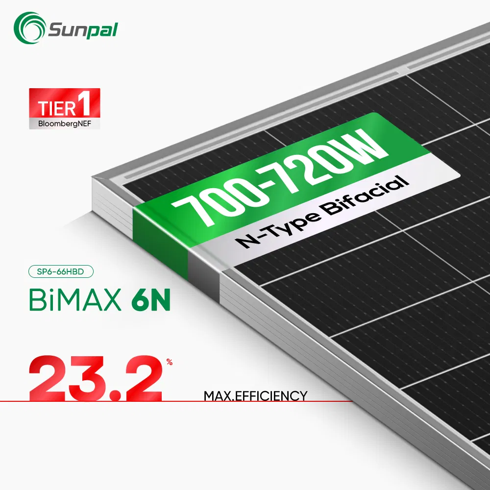 Sunpal Commercial Solar Panel 700W 710W 720W High Power Solar Panel