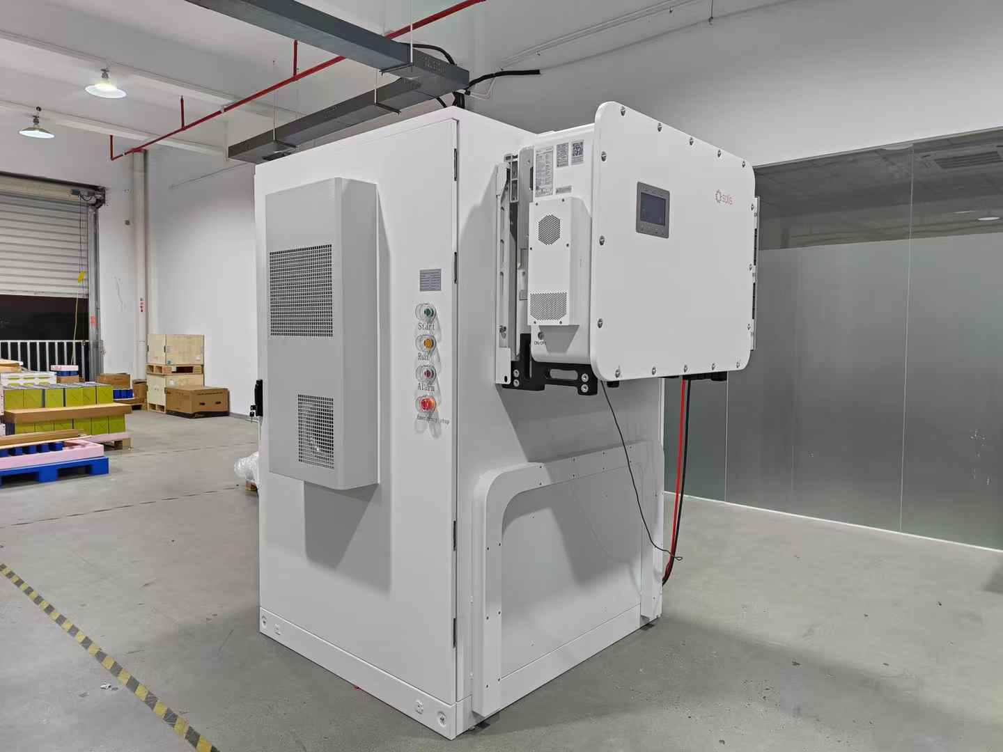 125kw 100kw Hybrid Solar Energy Storage System Power Station with Solar Panels Hybrid Solar Power System