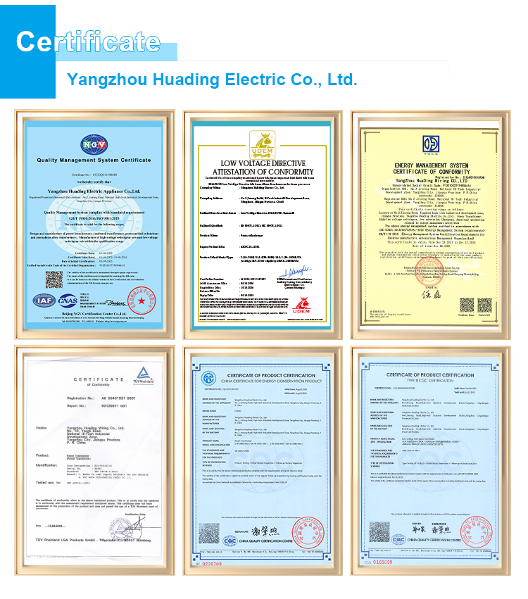 Quality Certifications