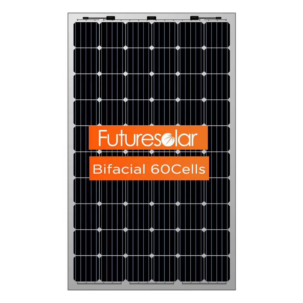 Roof Power Supply Manufacture Home 350W 320W 300 Watt Mono 300w 380w 390w 400w Double Glass Bifacial Transparent Solar Panel