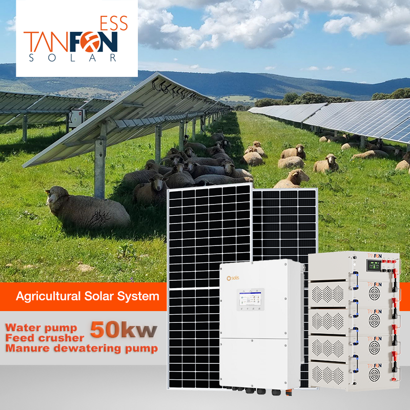 Solar Panel for Farm Complete Solar System Off Grid 50kw 30KW Solar Panels Wholesale China Foshan Tanfon Solar Power