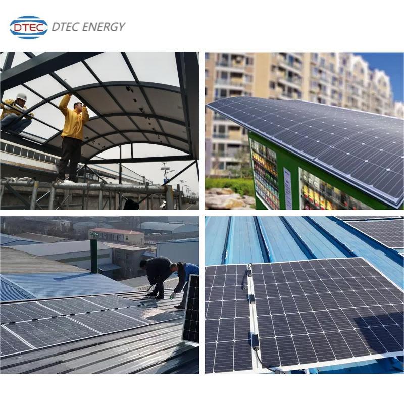 430W NANO Self-Cleaning Flexible Solar Panel Module Lightweight Monocrystalline Silicon for Boat RV Building