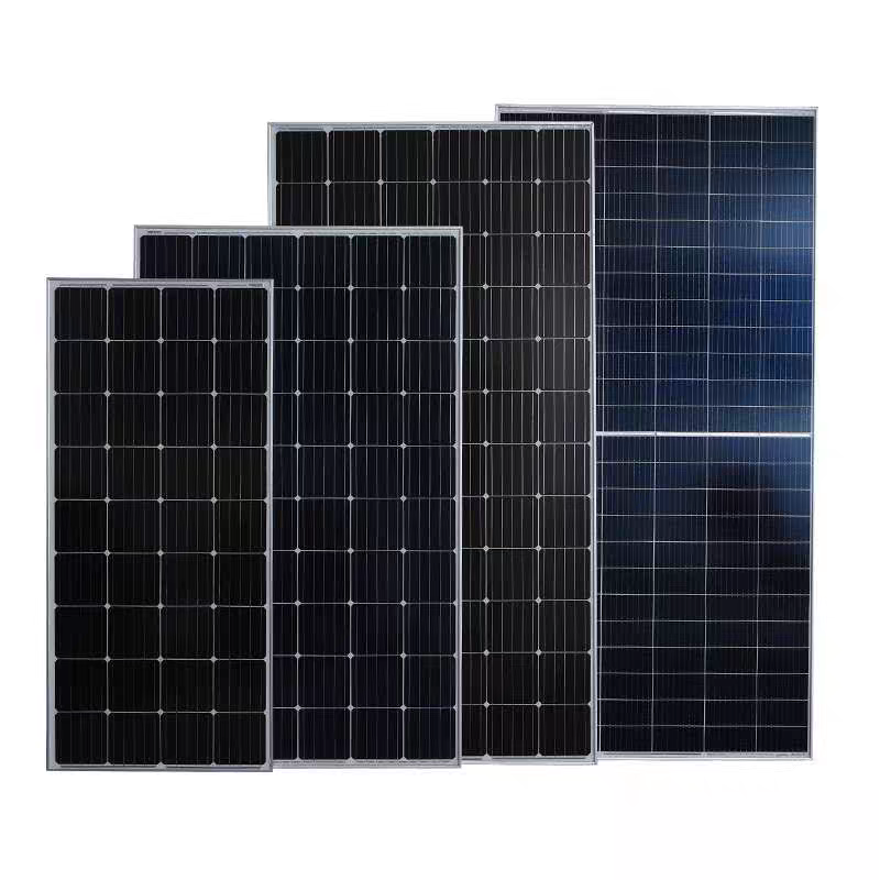 Bifacial Single Crystal High-Power Solar Photovoltaic Panels Double Glass Roof Mount Power Generation System 125mmx125mm