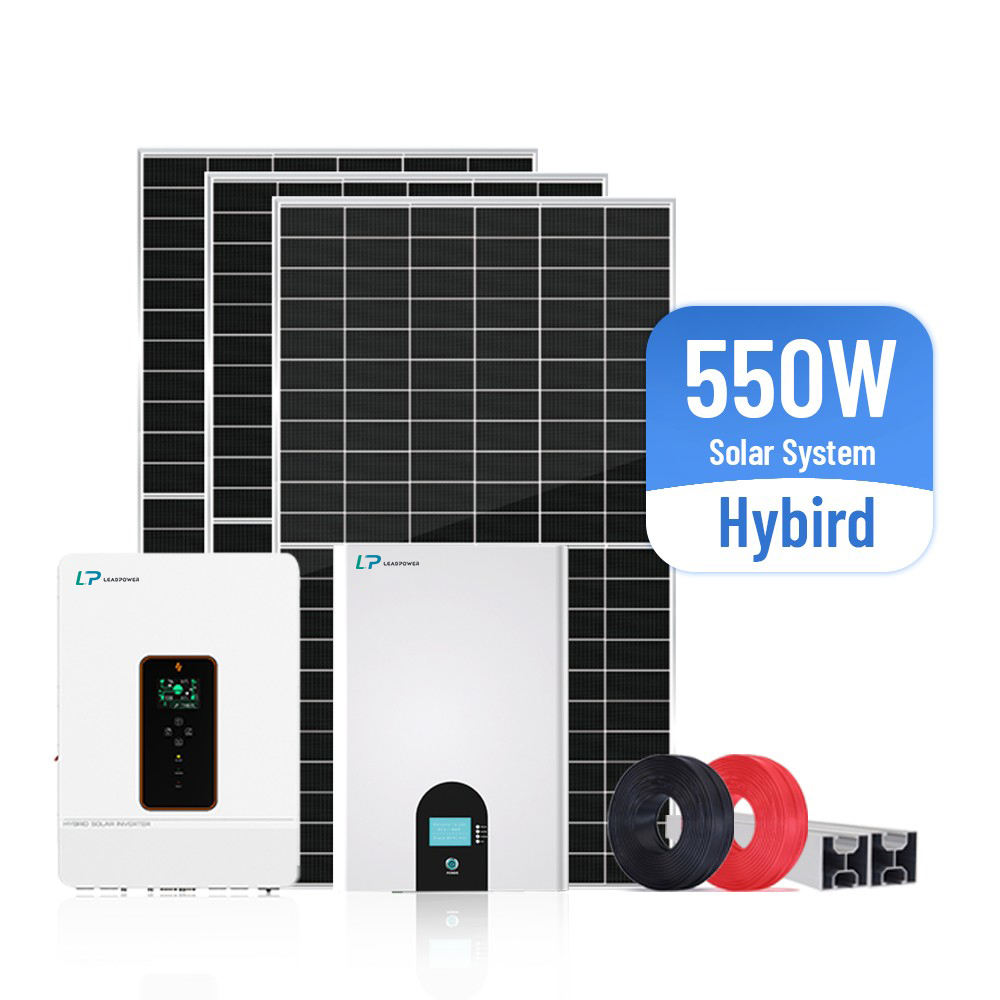 LP 5kWh Home Solar Power Generation System with MPPT Controller and Polycrystalline Silicon Lithium Ion Solar Panels
