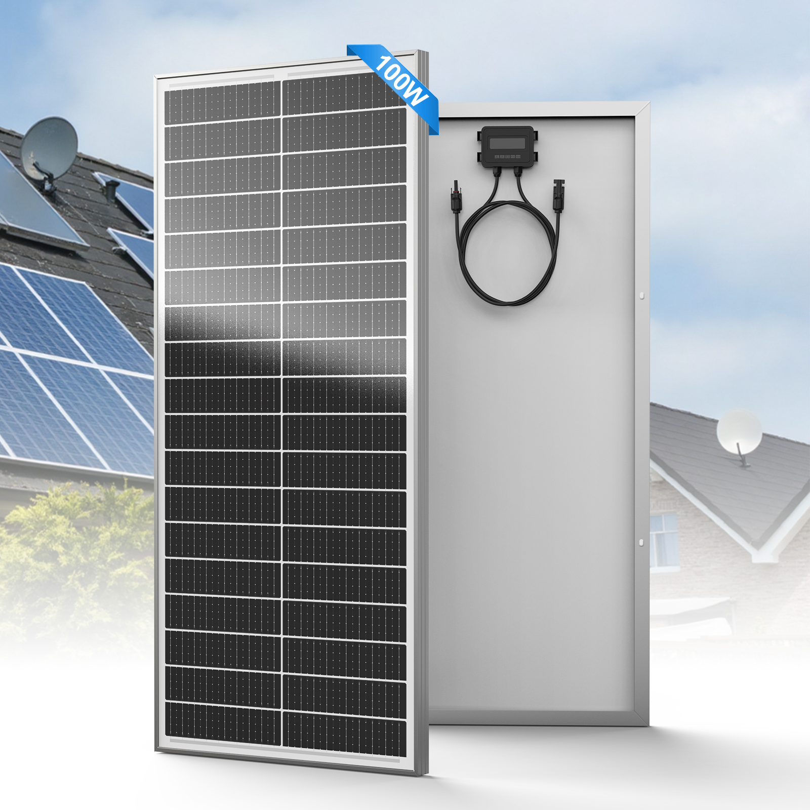 High Voltage Mono Crystalline Half Cell Photovoltaic Panels 22% Efficiency 25-Year Warranty Solar Energy Storage System