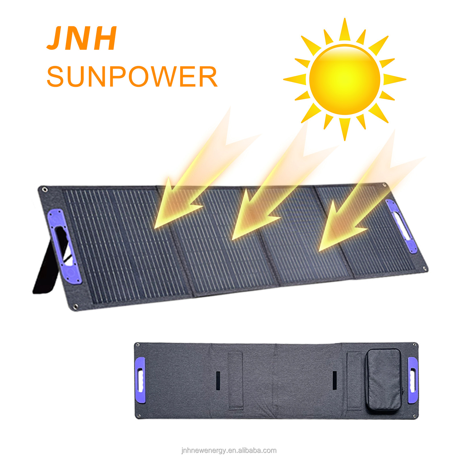 100W Foldable Solar Charger Portable Momo Solar Panel With USB DC Output For Cell Phone Laptop Outdoor Camping RV Power Station
