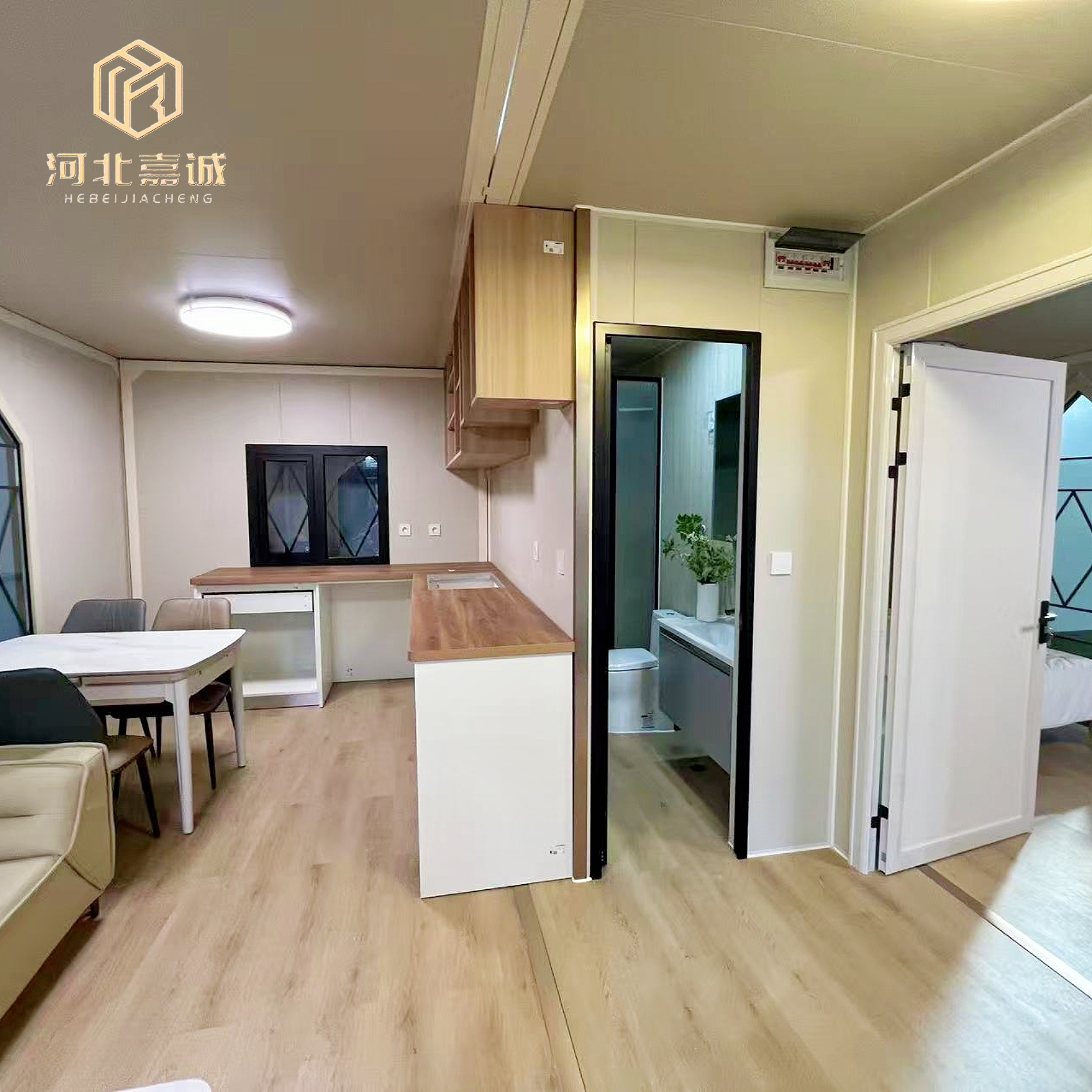 Prefabricated Integrated Houses With Solar Panels Are Manufactured In Chinese Factories And Sold Directly From The Source
