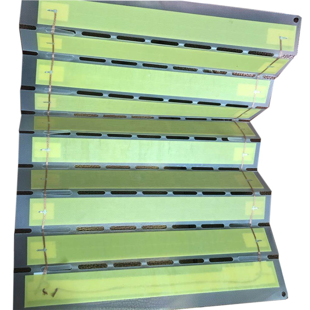 6V 11.5W Flexible Solar Panel 1000*80mm Custom Shape Lightweight Retractable Solar Curtain Blind Retractable Solar Curtain