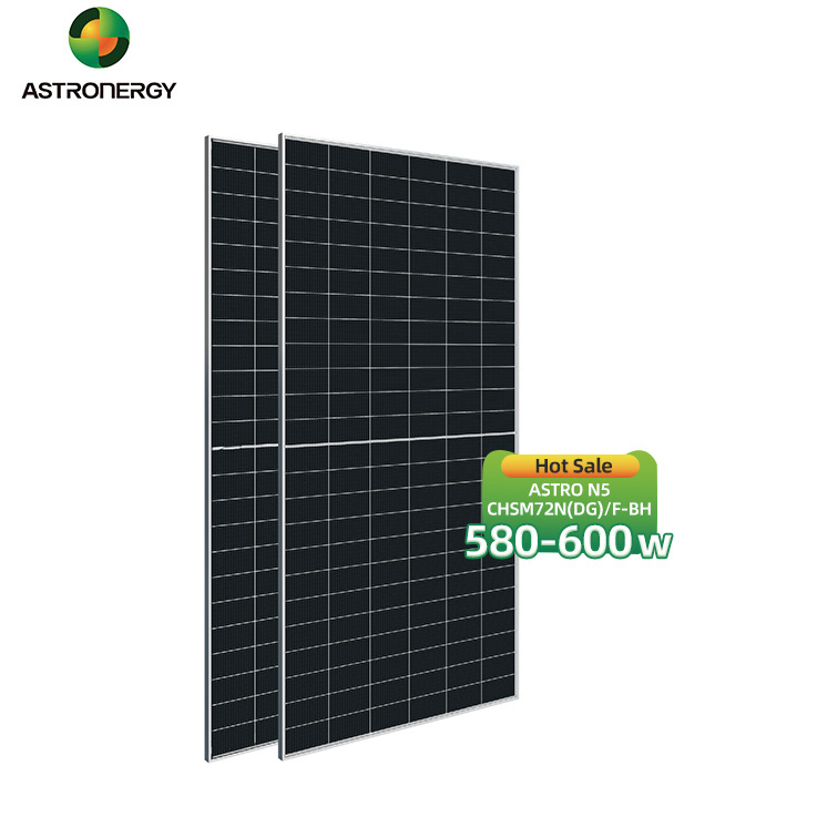 Jinko 575W 580W 585W 590W 595W 600W Bifacial Module N-Type Dual Solar Panels for Commercial&amp;industry Use 144 Cells IP68 in Stock