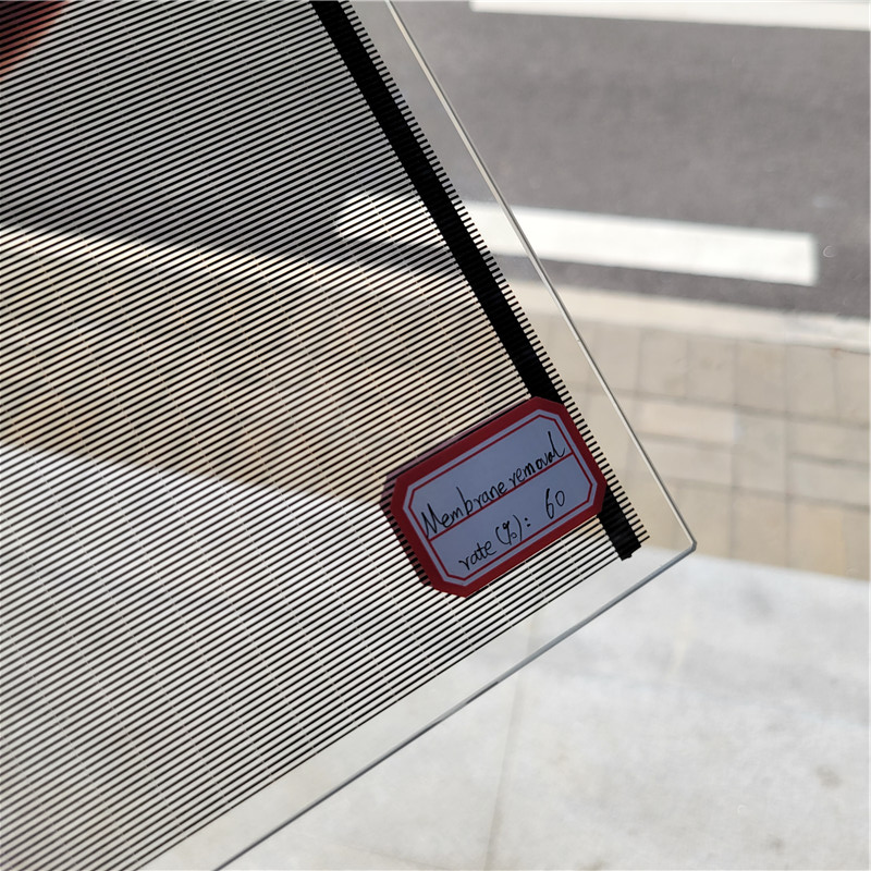 China Factory See Through Glass Solar Panel Solar Transparent Glass Pv Panels Transparent Solar Cell for Glass windows