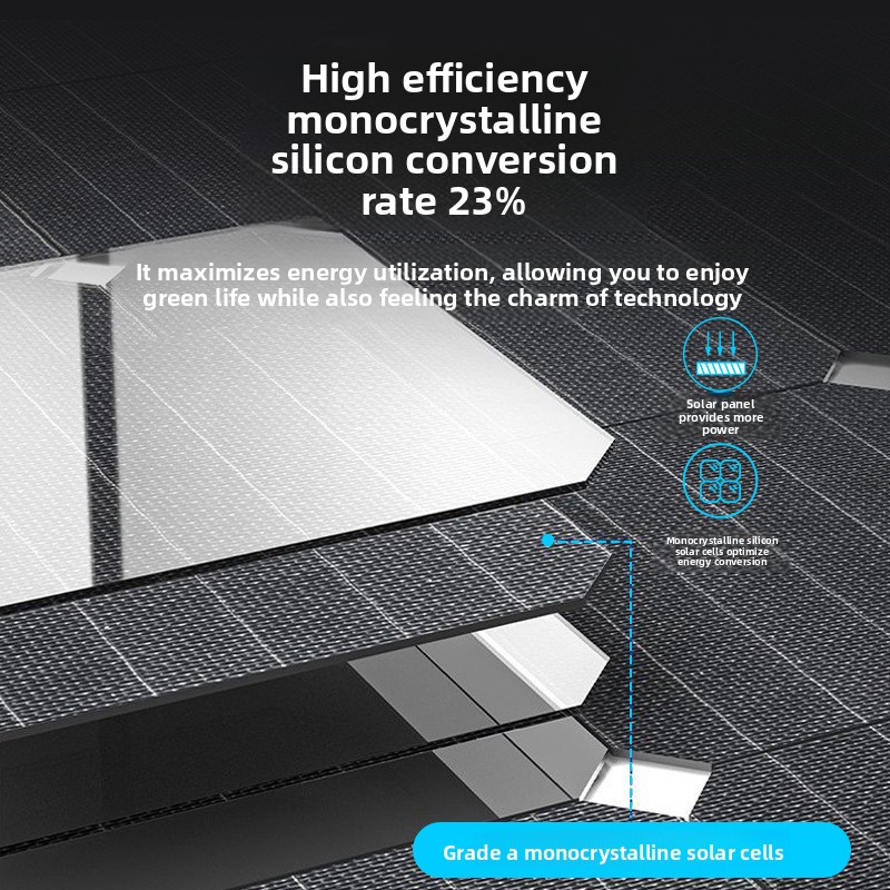 High Efficiency ETFE 100W 200W Flexible Solar Panel Monocrystalline Bendable Thin Solar Module Film for RV Boat Marine Camping