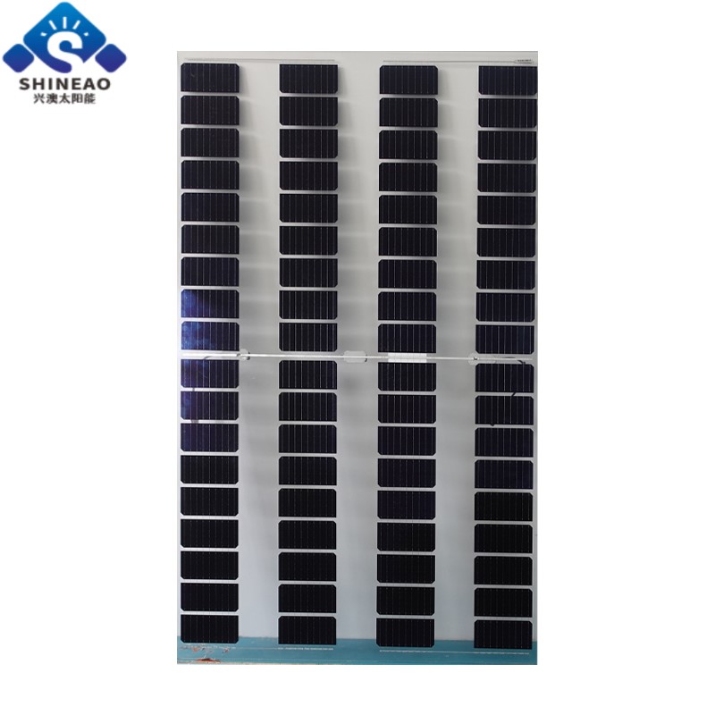 Greenhouse Building Solar Pv Modules System CdTe Thin Film Power Generation Glass Solar Panel Transparent Glass