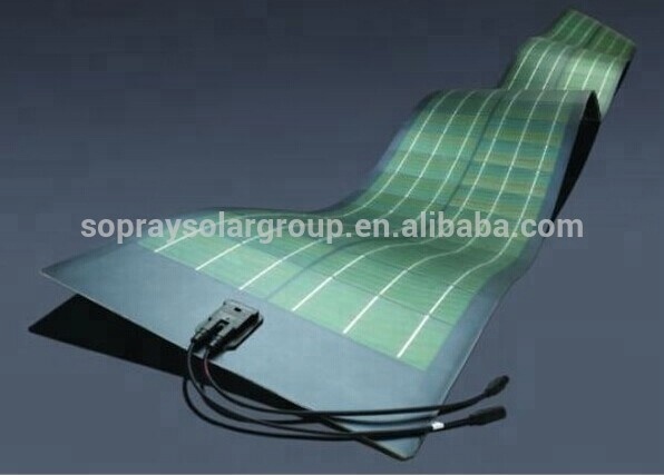 40w to 550w FLEX Adhesive Thin Film Flexible Solar Panel, Easy to Install for TPO System