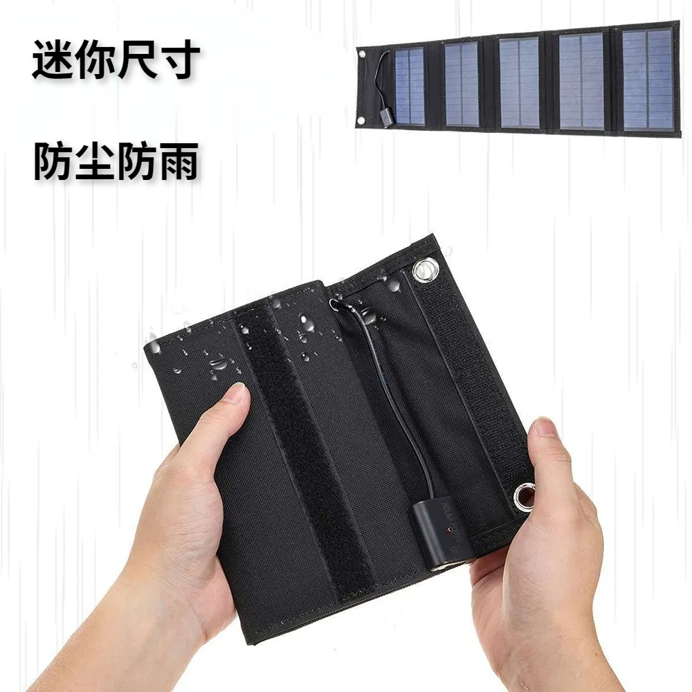 High-efficiency conversion of 21%-24% for outdoor portable single-crystal silicon foldable solar panels