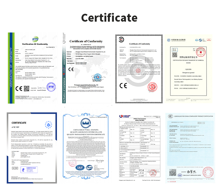 Certifications