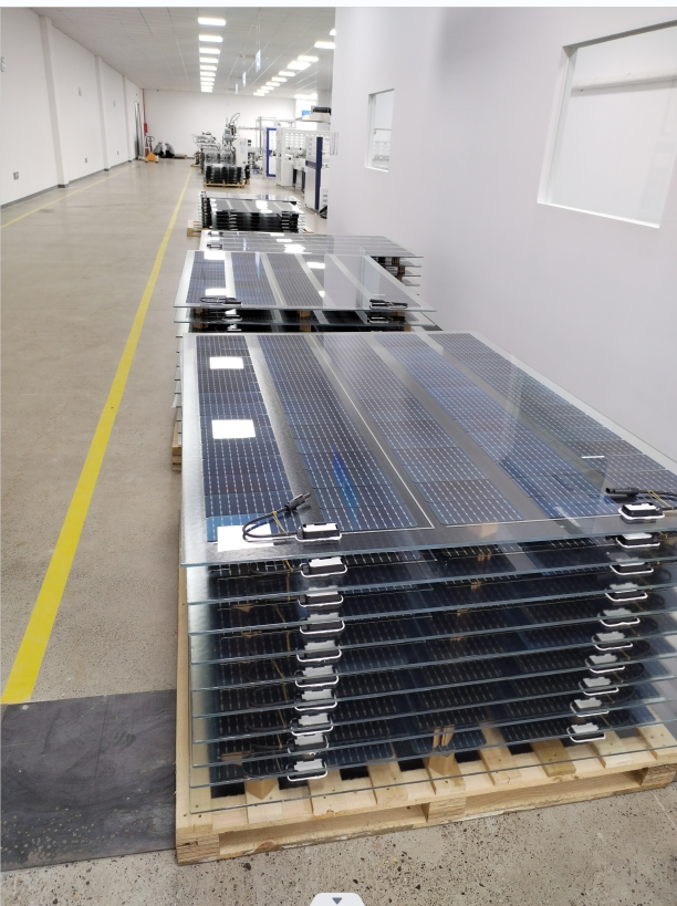 Greenhouse Building Solar Pv Modules System CdTe Thin Film Power Generation Glass Solar Panel Transparent Glass