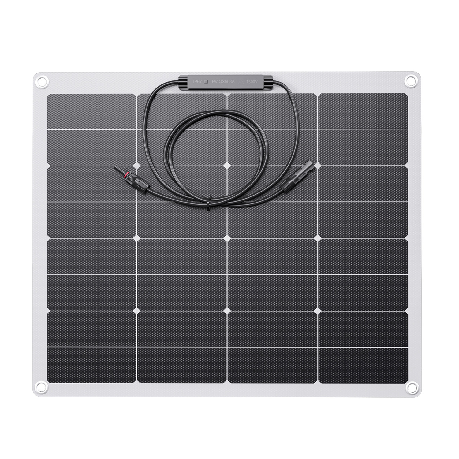 SUPA High Efficiency 25% HPBC Ultra-Thin Flexible Solar Panels 100W IP67 Waterproof for Balcony Caravan Yacht