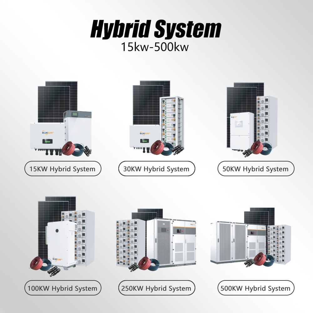 5kw 10kw 20kw All In One Home Solar Energy System Kit With Lithium Battery Complete Solar Power System