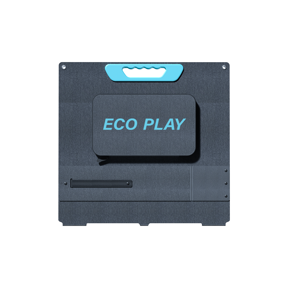 ECOPLAY 200W Foldable Solar Panel Portable Photovoltaic Recharging Power Source for Charging Power Stations in Series