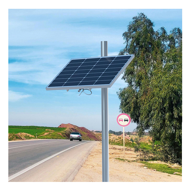 Zemu Panel Inbuilt Battery Solar Panels CCTV Farm Outdoor Energy Storage Lighting Monitoring System IP67 Waterproof 120W 4G