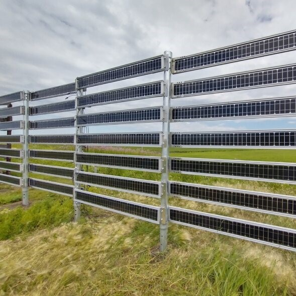 10w 20w 30w 50w 12v 18v ETFE PCB Solar Fence Panel Strips Custom Long Narrow Mono IBC Solar Panel for Farm Window Blind Pergola