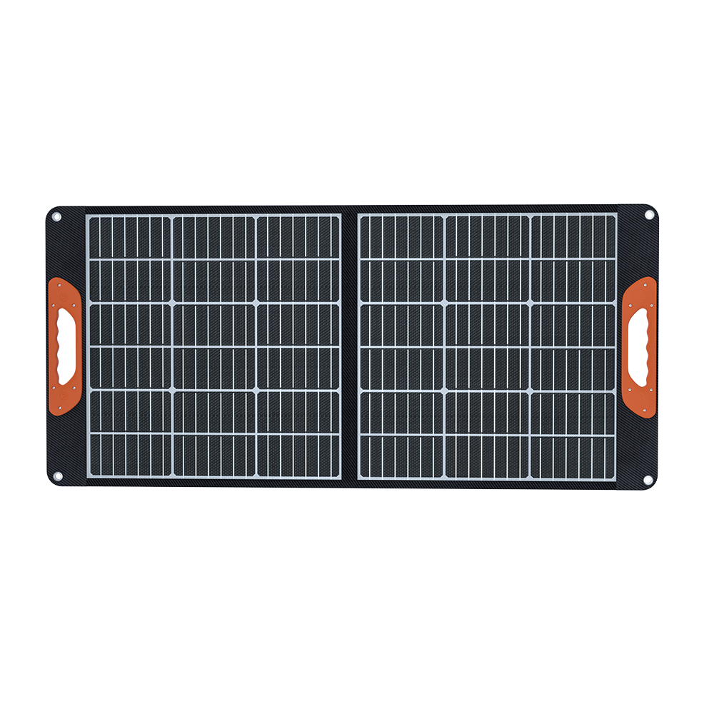 36 Cells Good Price New Design Mono Folded Flexible 100w Solar Panels with Double Glass Led Display for Camping