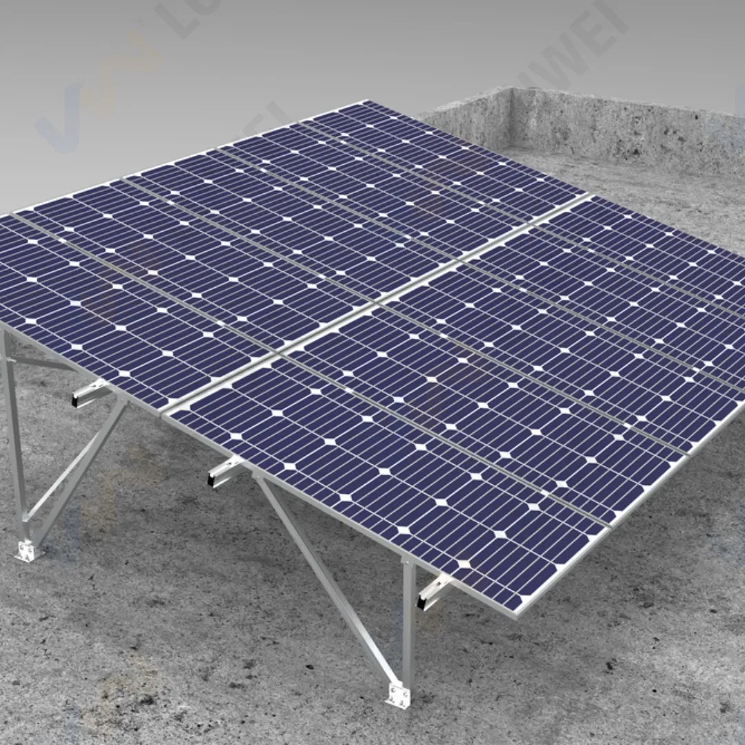 High-Efficiency Ground-Mounted Luwei Solar Panels for Large Installations