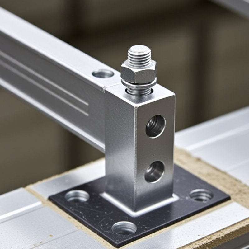 Customizable Ground-Mounted Solar Panel Support Frame for Easy Setup
