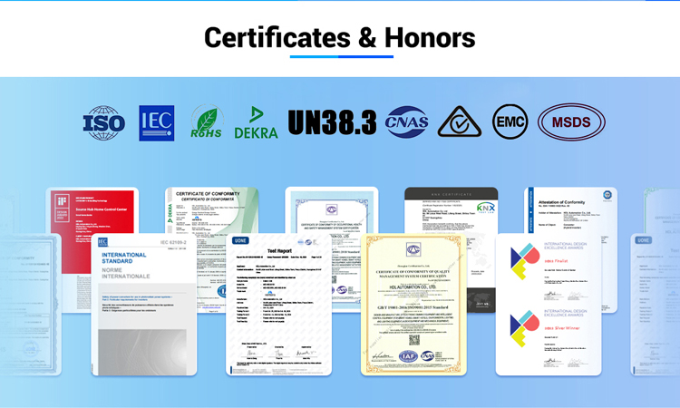 Product certifications