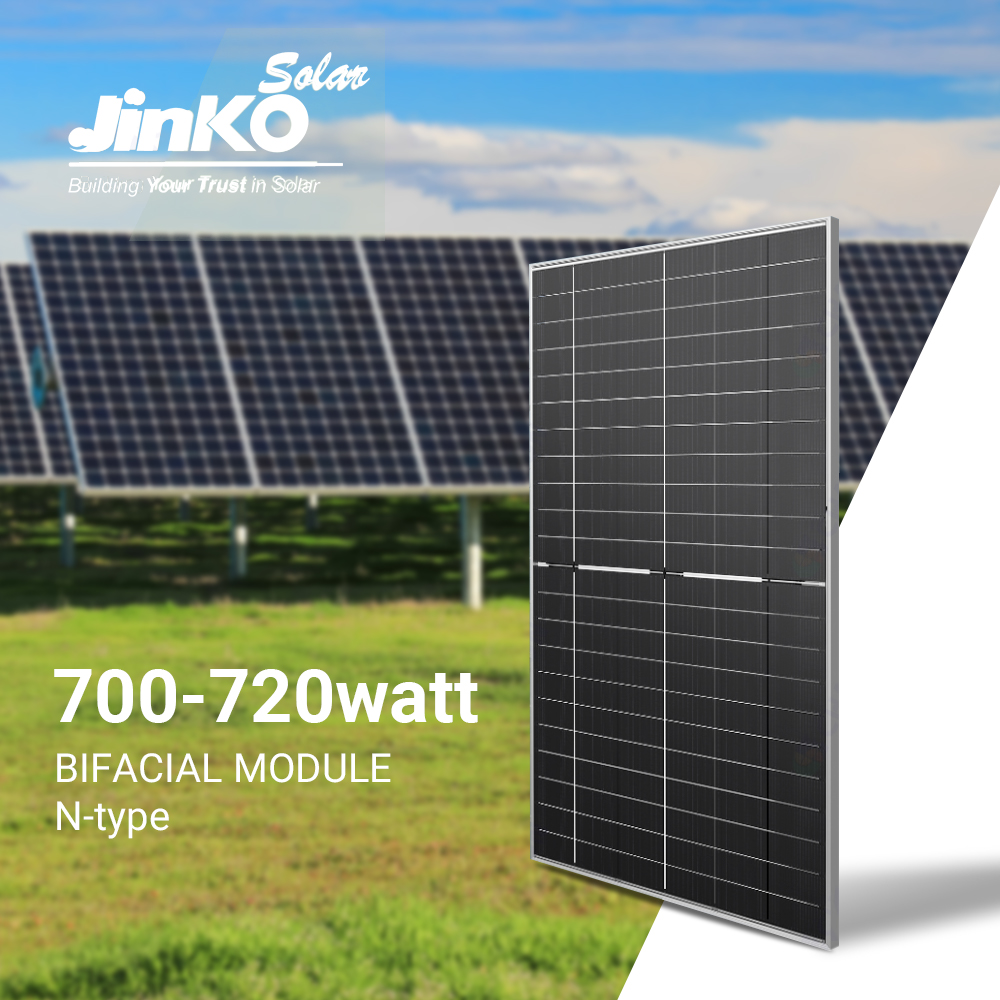 Advanced jinko tiger Neo N-type Solar Panel 700w 705w 710w 720w 750w Bifacial Pv Solar Panels for the Whole House