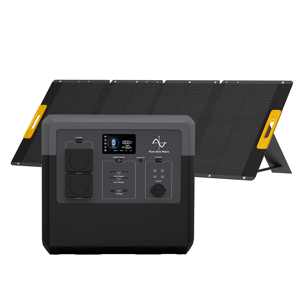All In One 300w 500w 600w 1500w 2400w 3000w 5000 Watt Outdoor Home Lithium Battery Portable Solar Generator With Solar Panels